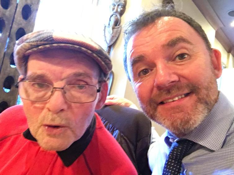 Paul Maggs and his late dad